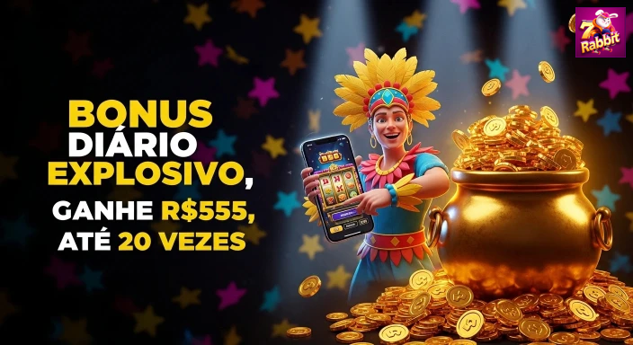 7rabbit — tela principal em destaque, com ênfase em benefício imediato, pensado para guiar o olhar para botões